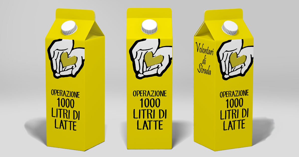 Aiutaci a raccogliere 1000 litri di latte per i bisognosi